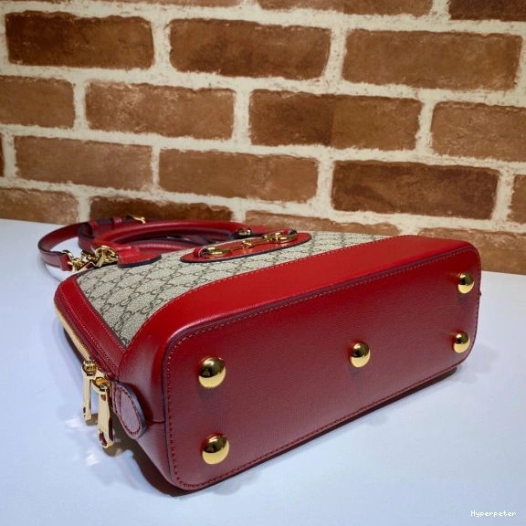 Hyper Peter GUCCI handle bag top Horsebit 1955 small 0824
